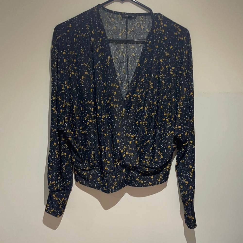 Dynamite wrap blouse